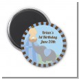 Our Little Boy Peanut's First - Personalized Birthday Party Magnet Favors thumbnail