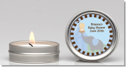 Our Little Peanut Boy - Baby Shower Candle Favors