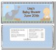 Our Little Peanut Boy - Personalized Baby Shower Candy Bar Wrappers thumbnail