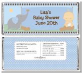 Our Little Peanut Boy - Personalized Baby Shower Candy Bar Wrappers