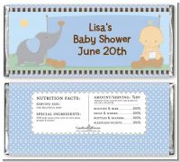 Our Little Peanut Boy - Personalized Baby Shower Candy Bar Wrappers