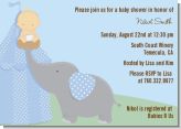 Our Little Peanut Boy - Baby Shower Invitations