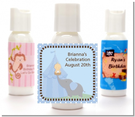 Our Little Peanut Boy - Personalized Baby Shower Lotion Favors