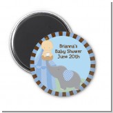 Our Little Peanut Boy - Personalized Baby Shower Magnet Favors