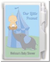 Our Little Peanut Boy - Baby Shower Personalized Notebook Favor