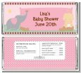 Our Little Peanut Girl - Personalized Baby Shower Candy Bar Wrappers thumbnail