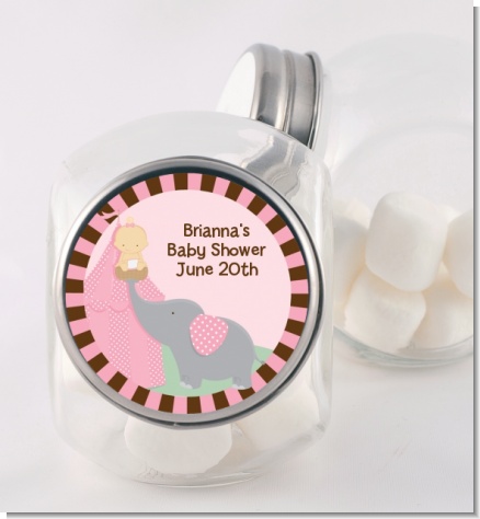 Our Little Peanut Girl - Personalized Baby Shower Candy Jar