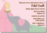 Our Little Peanut Girl - Baby Shower Invitations