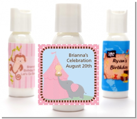 Our Little Peanut Girl - Personalized Baby Shower Lotion Favors