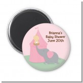 Our Little Peanut Girl - Personalized Baby Shower Magnet Favors