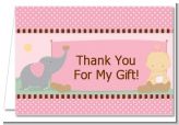 Our Little Peanut Girl - Baby Shower Thank You Cards