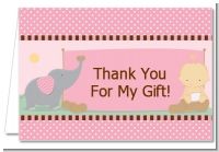 Our Little Peanut Girl - Baby Shower Thank You Cards
