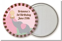 Our Little Girl Peanut's First - Personalized Birthday Party Pocket Mirror Favors