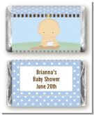 Our Little Peanut Boy - Personalized Baby Shower Mini Candy Bar Wrappers