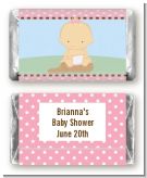 Our Little Peanut Girl - Personalized Baby Shower Mini Candy Bar Wrappers