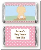 Our Little Peanut Girl - Personalized Baby Shower Mini Candy Bar Wrappers