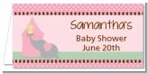 Our Little Peanut Girl - Personalized Baby Shower Place Cards