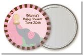 Our Little Peanut Girl - Personalized Baby Shower Pocket Mirror Favors