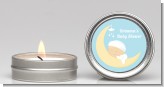 Over The Moon Boy - Baby Shower Candle Favors