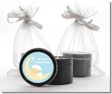 Over The Moon Boy - Baby Shower Black Candle Tin Favors
