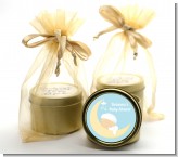 Over The Moon Boy - Baby Shower Gold Tin Candle Favors