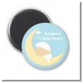 Over The Moon Boy - Personalized Baby Shower Magnet Favors thumbnail