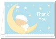 Over The Moon Boy - Baby Shower Thank You Cards thumbnail