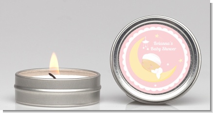 Over The Moon Girl - Baby Shower Candle Favors