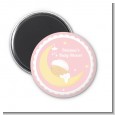Over The Moon Girl - Personalized Baby Shower Magnet Favors thumbnail