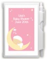 Over The Moon Girl - Baby Shower Personalized Notebook Favor thumbnail