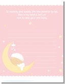 Over The Moon Girl - Baby Shower Notes of Advice