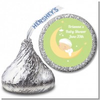 Over The Moon - Hershey Kiss Baby Shower Sticker Labels