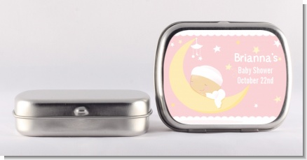 Over The Moon Girl - Personalized Baby Shower Mint Tins
