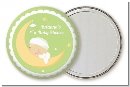 Over The Moon - Personalized Baby Shower Pocket Mirror Favors