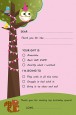 Owl Birthday Girl - Birthday Party Fill In Thank You Cards thumbnail
