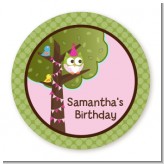 Owl Birthday Girl - Personalized Birthday Party Table Confetti