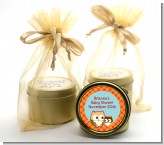 Owl - Fall Theme or Halloween - Baby Shower Gold Tin Candle Favors