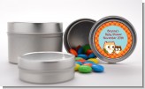 Owl - Fall Theme or Halloween - Custom Baby Shower Favor Tins