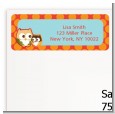 Owl - Fall Theme or Halloween - Baby Shower Return Address Labels thumbnail