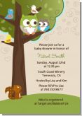 Owl Baby Shower Invitations