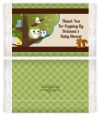 Owl - Look Whooo's Having A Baby - Personalized Popcorn Wrapper Baby Shower Favors thumbnail