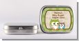Owl - Look Whooo's Having A Baby - Personalized Baby Shower Mint Tins thumbnail