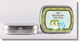 Owl - Look Whooo's Having A Boy - Personalized Baby Shower Mint Tins thumbnail