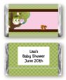 Owl - Look Whooo's Having A Girl - Personalized Baby Shower Mini Candy Bar Wrappers thumbnail
