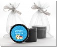 Owl - Winter Theme or Christmas - Baby Shower Black Candle Tin Favors thumbnail