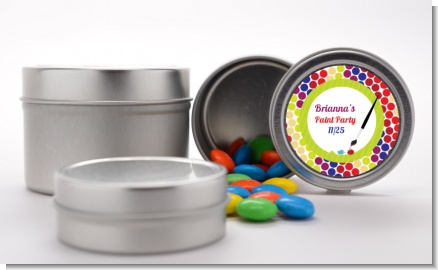 Paint Party - Custom Birthday Party Favor Tins