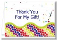 Paint Party - Birthday Party Thank You Cards thumbnail