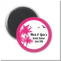 Palm Tree - Personalized Bridal Shower Magnet Favors