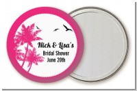 Palm Tree - Personalized Bridal Shower Pocket Mirror Favors