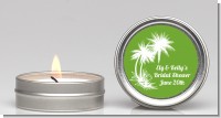 Palm Trees - Bridal Shower Candle Favors